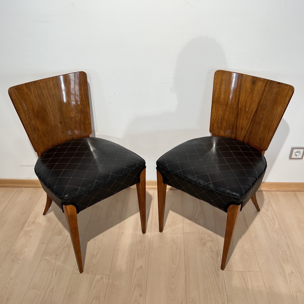 Paar Halabala Stühle Nussbaum H-21410