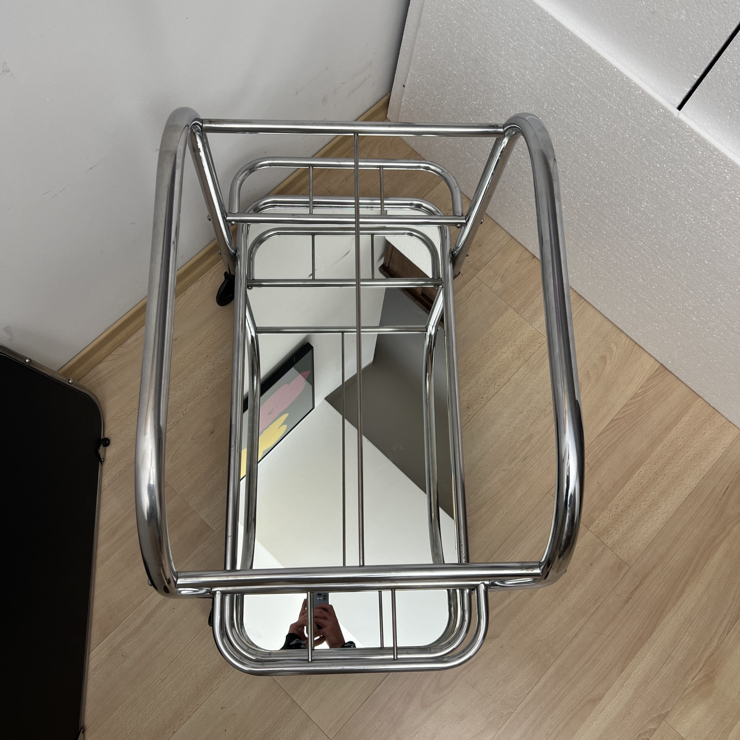 Art Deco Chrom Servierwagen, Robert Mallet-Stevens.16