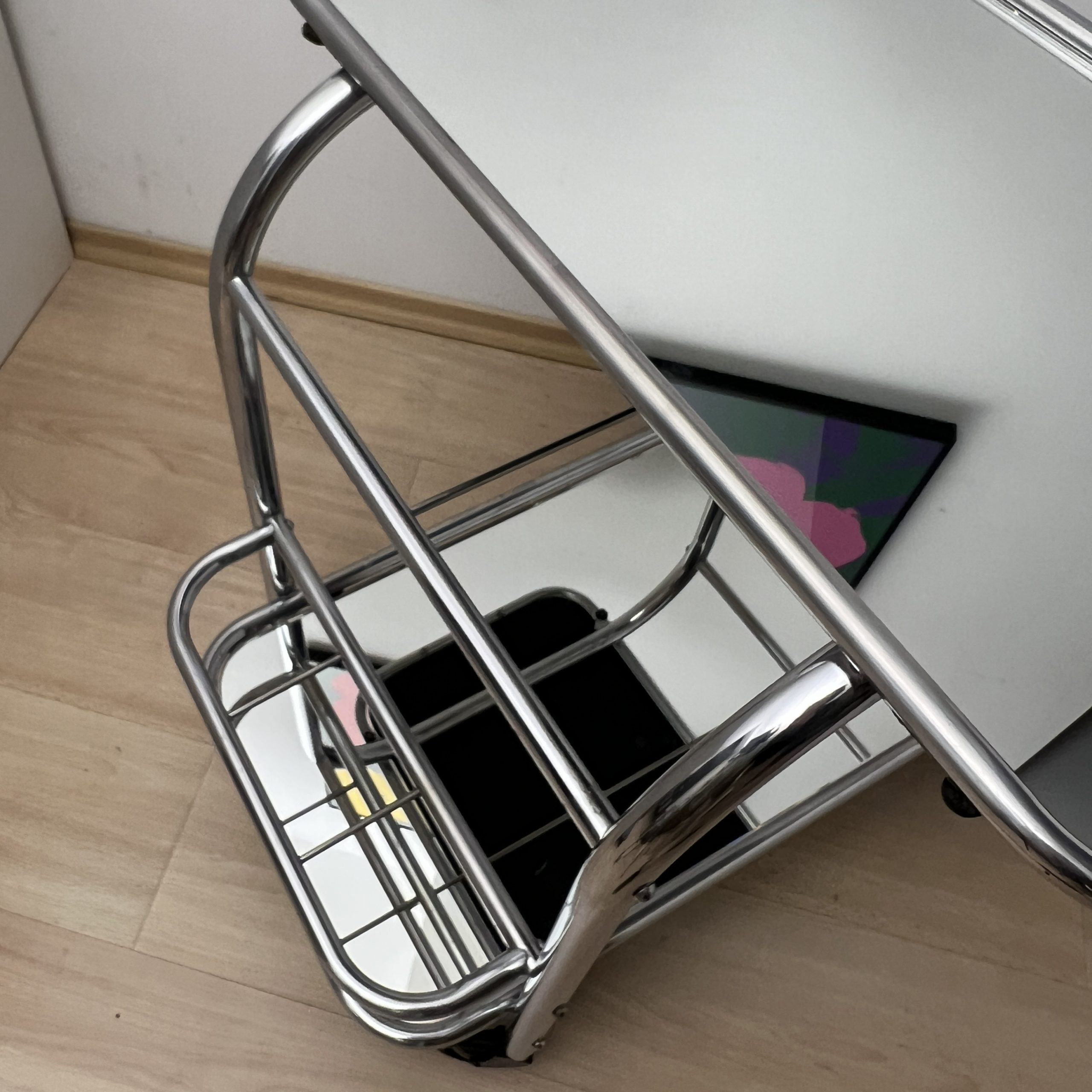 Art Deco Chrom Servierwagen, Robert Mallet-Stevens.19