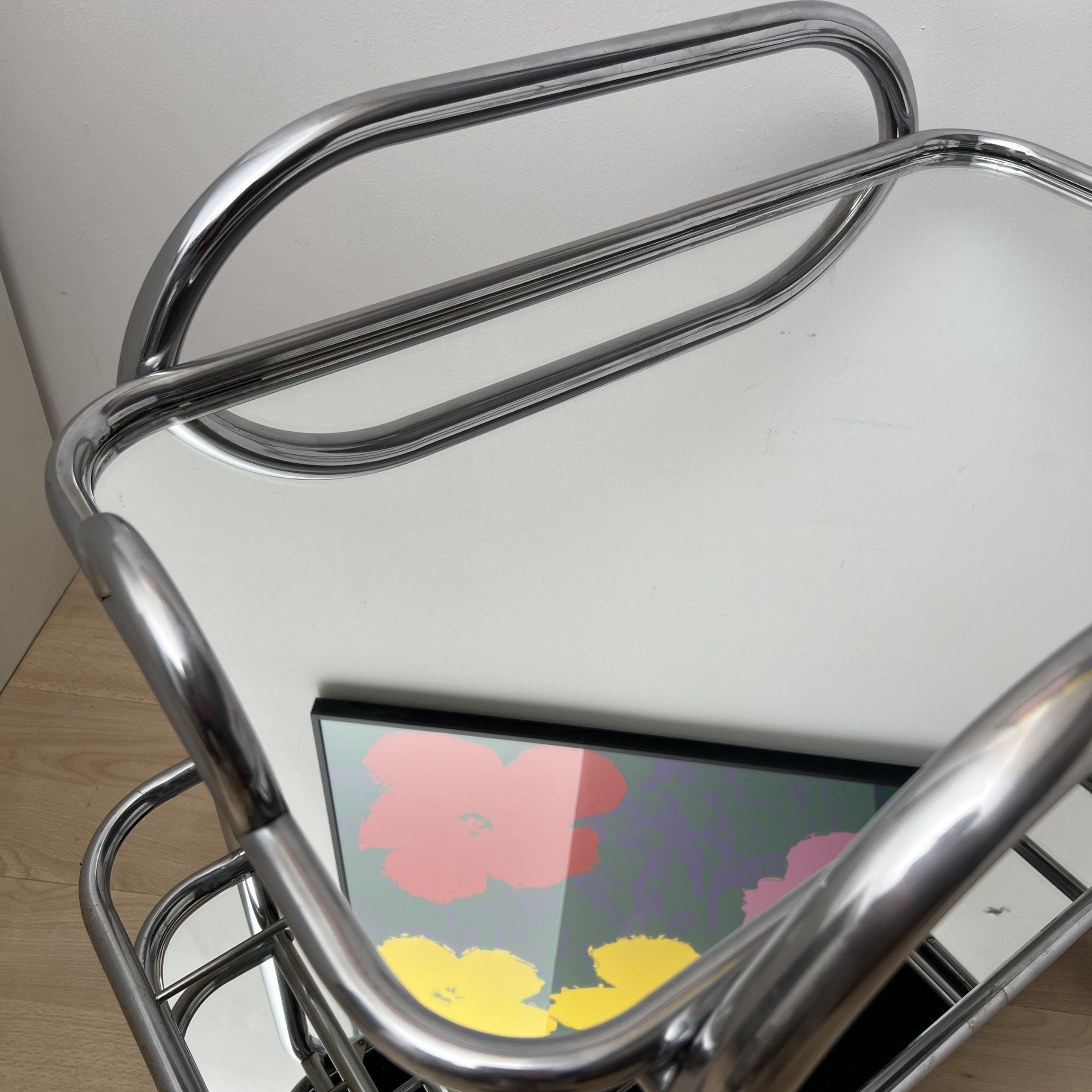 Art Deco Chrom Servierwagen, Robert Mallet-Stevens.5