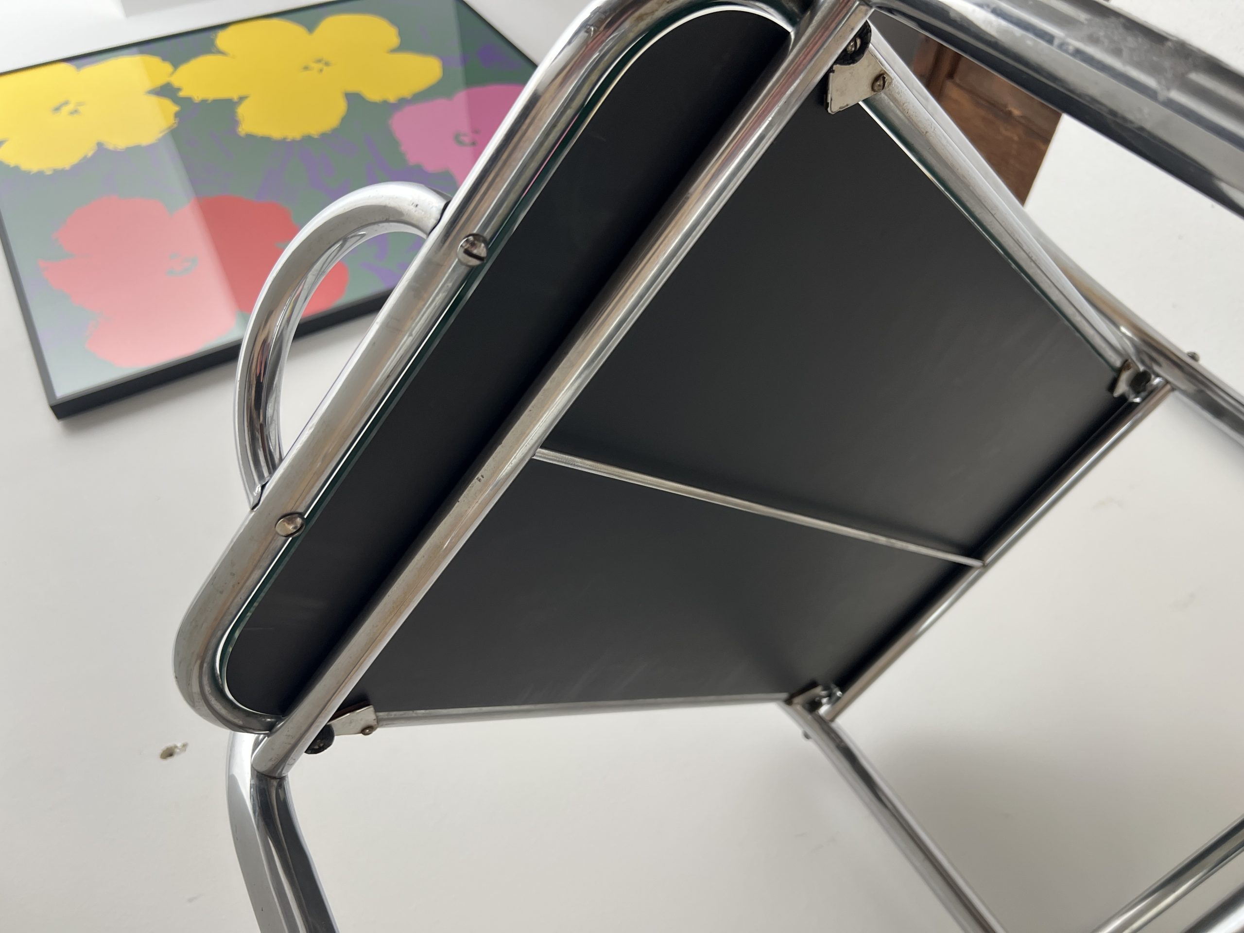 Art Deco Chrom Servierwagen, Robert Mallet-Stevens.8