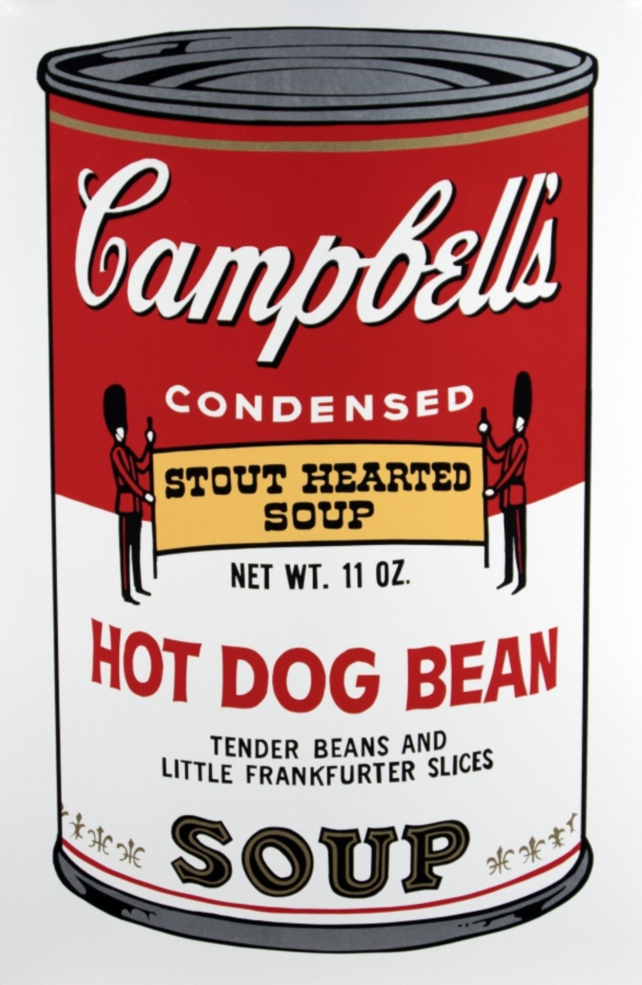 Andy Warhol, Cambell Soupcans sunday B. Morning, Black Stamp1