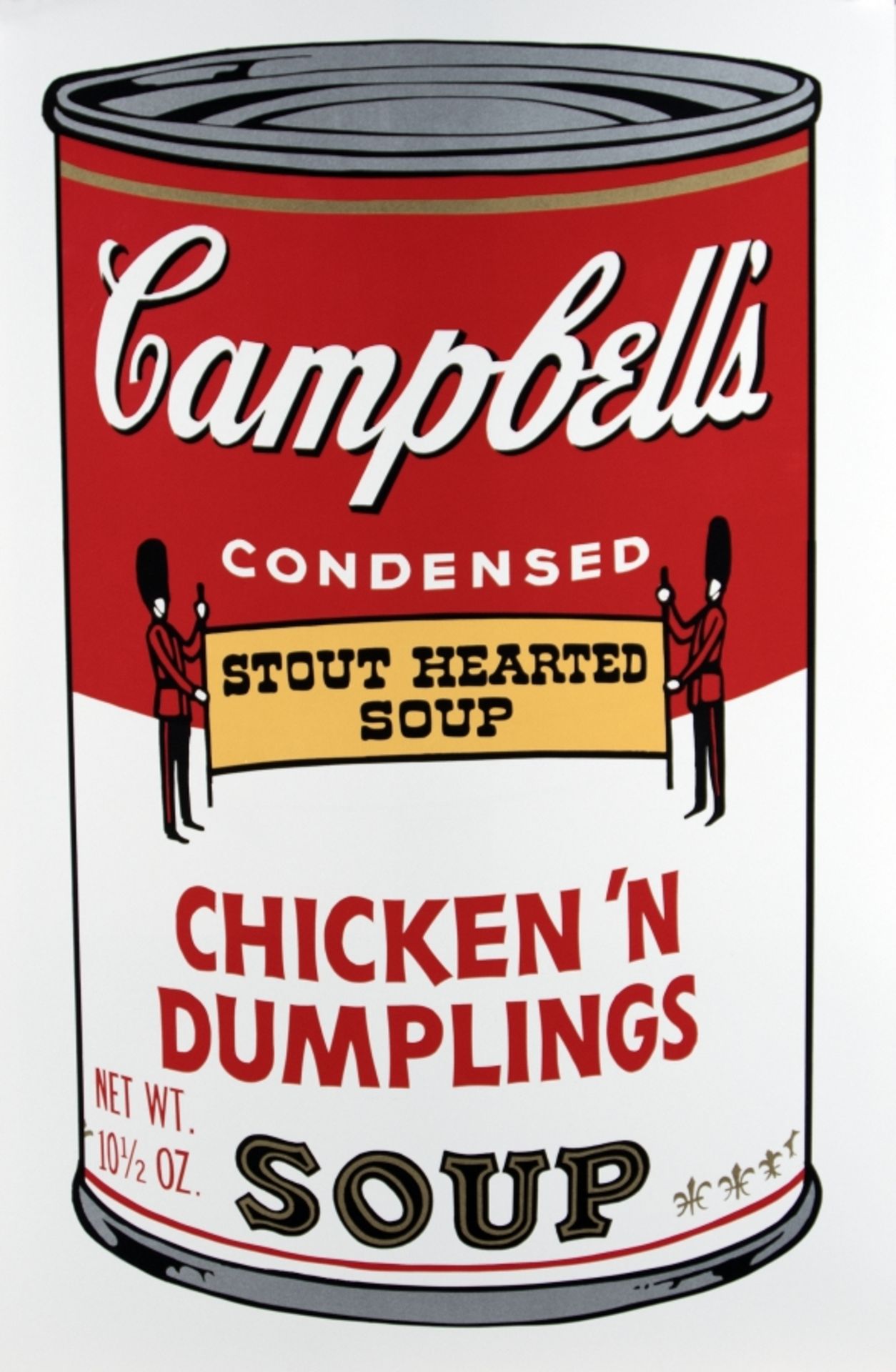 Andy Warhol, Cambell Soupcans sunday B. Morning, Black Stamp11
