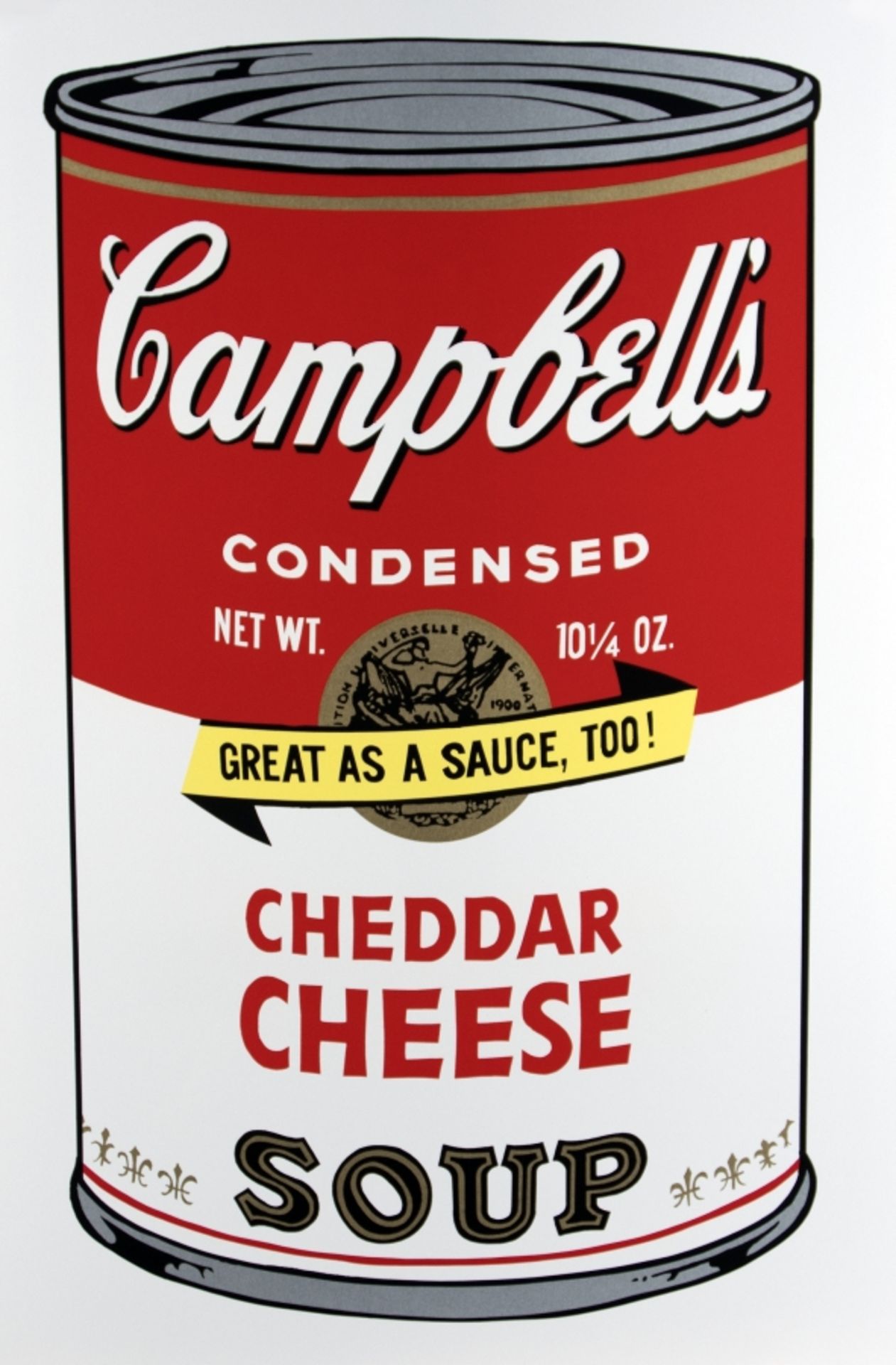 Andy Warhol, Cambell Soupcans sunday B. Morning, Black Stamp4