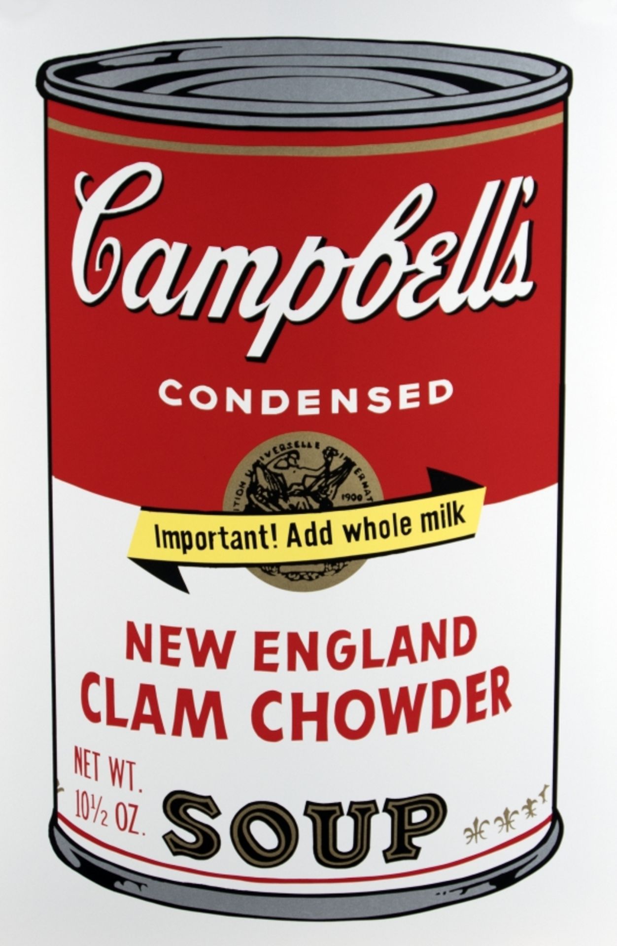 Andy Warhol, Cambell Soupcans sunday B. Morning, Black Stamp7