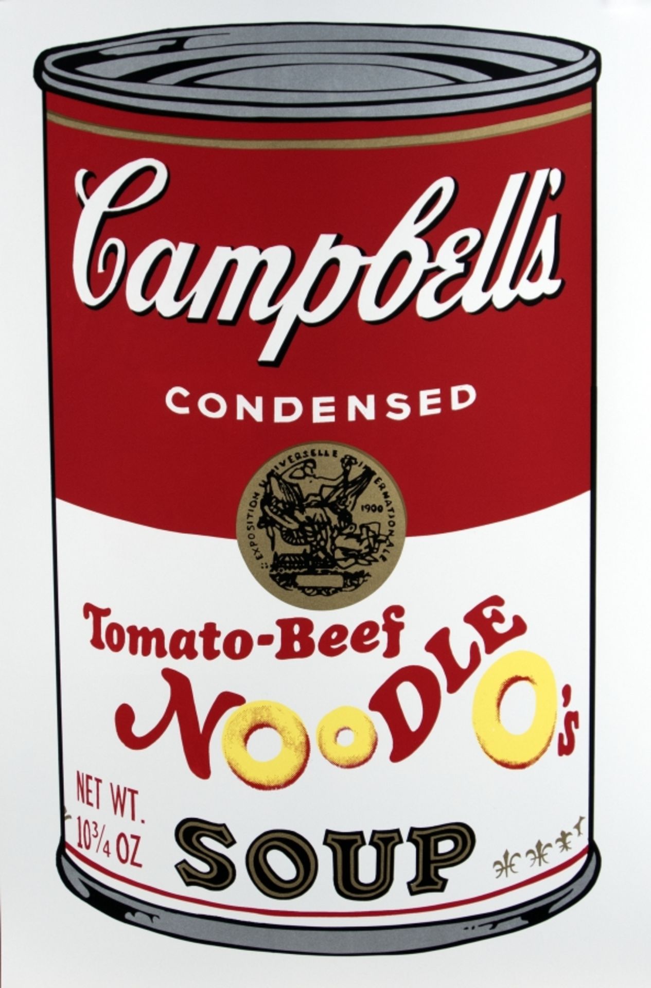 Andy Warhol, Cambell Soupcans sunday B. Morning, Black Stamp8