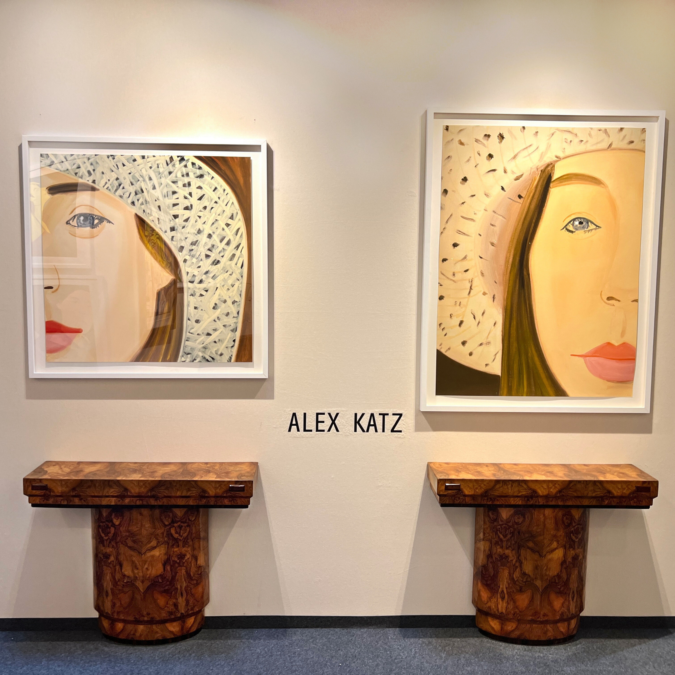 Alex Katz - Straw Hat 1+2 Alex Katz - Straw Hat 1+2