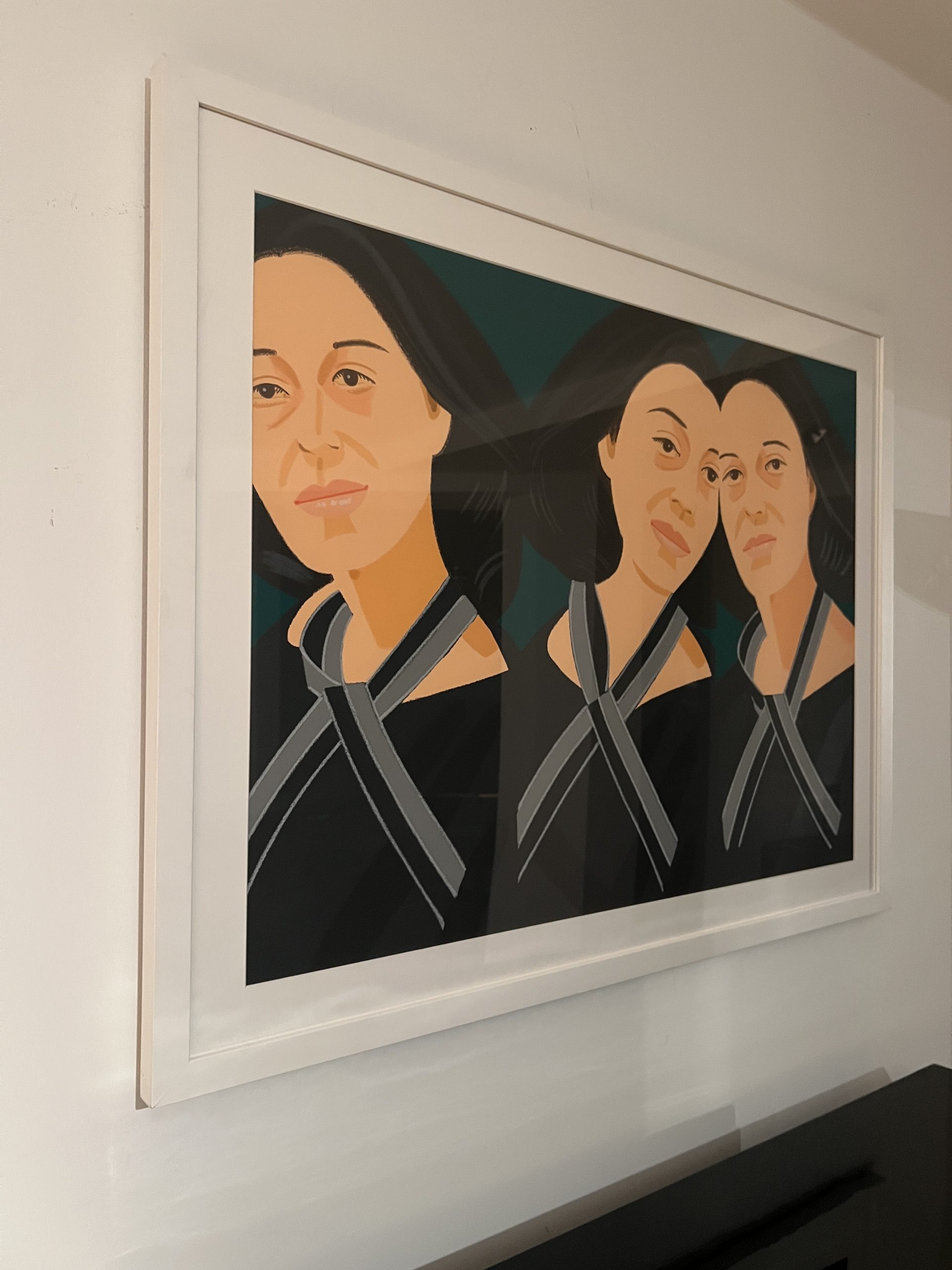 Alex Katz, 1990 - Grey Ribbon