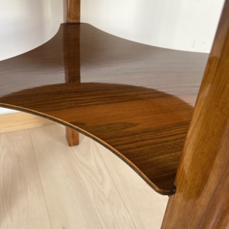 Art Deco Schachtisch, Buche, Nussbaum, Ahorn8