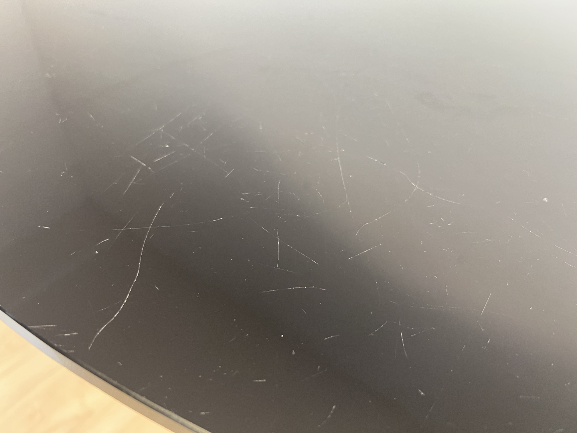 Art Deco Sofatisch, Palisander, Glasplatte12