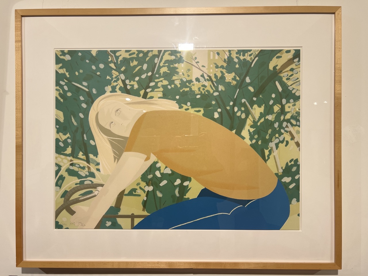 Alex Katz - Bicycle Rider1 Alex Katz, 1983 - Bicycle Rider