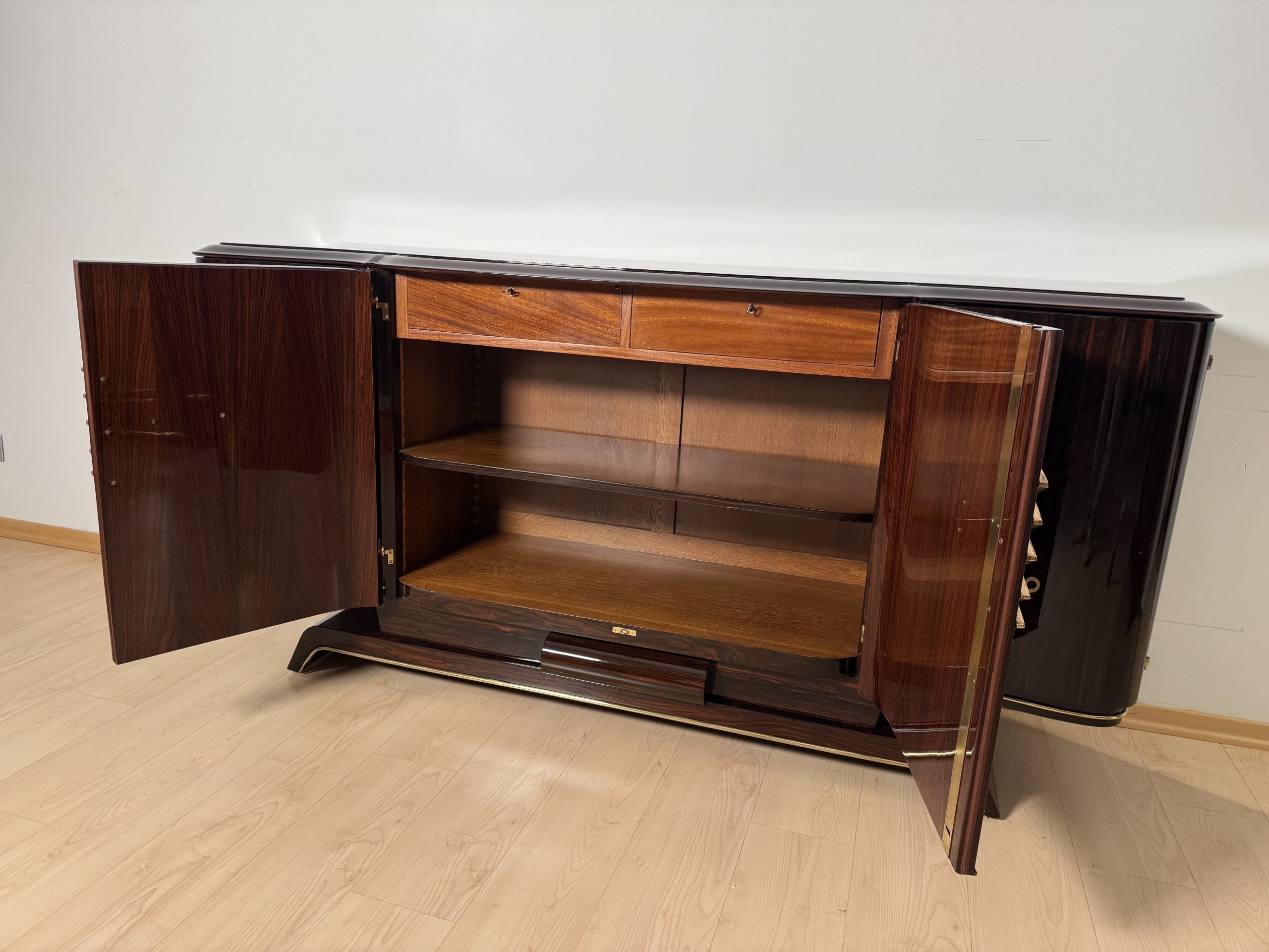 Art Deco Sideboard Makassar, Paris um 1930.1