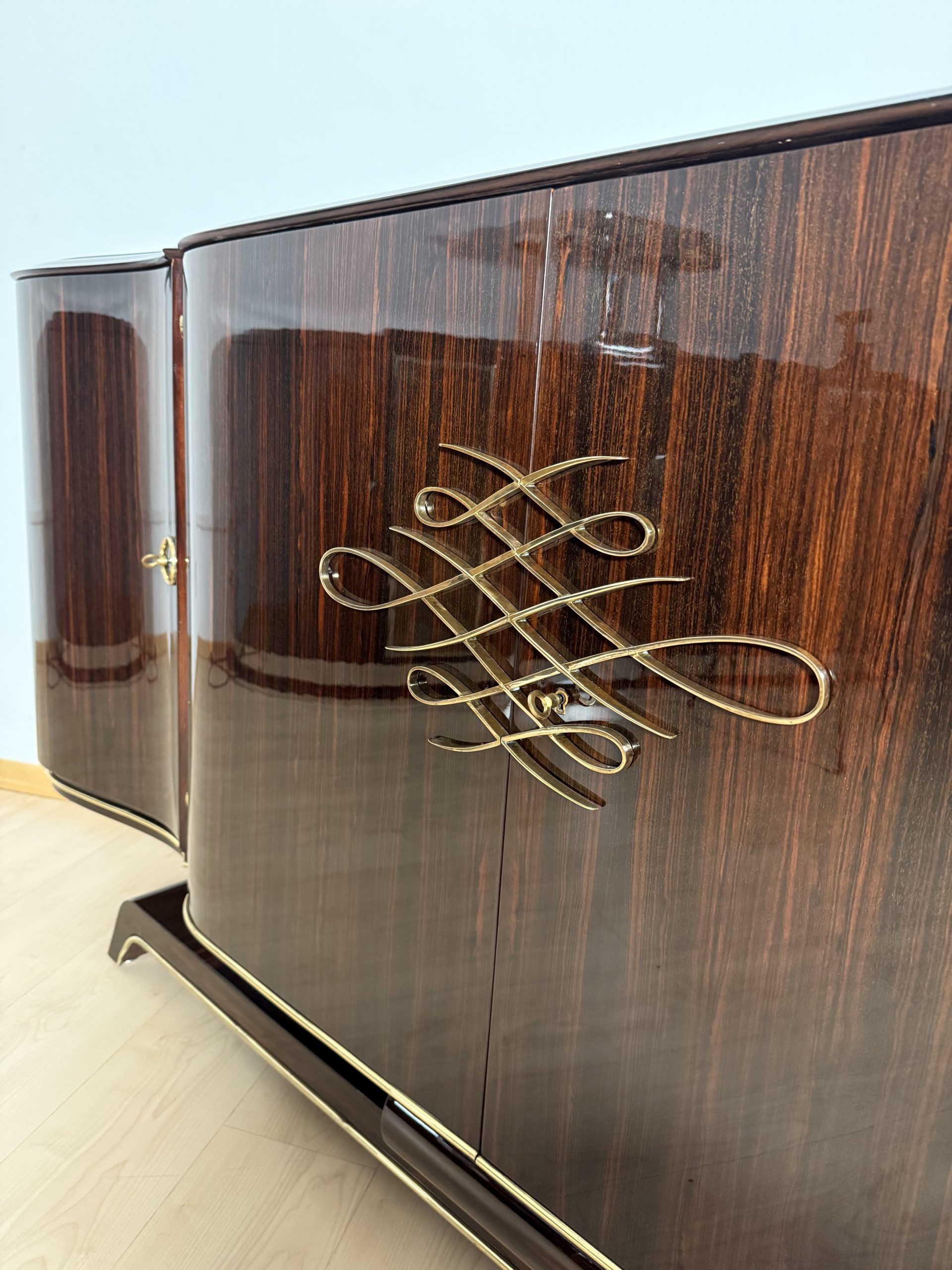 Art Deco Sideboard Makassar, Paris um 1930.10