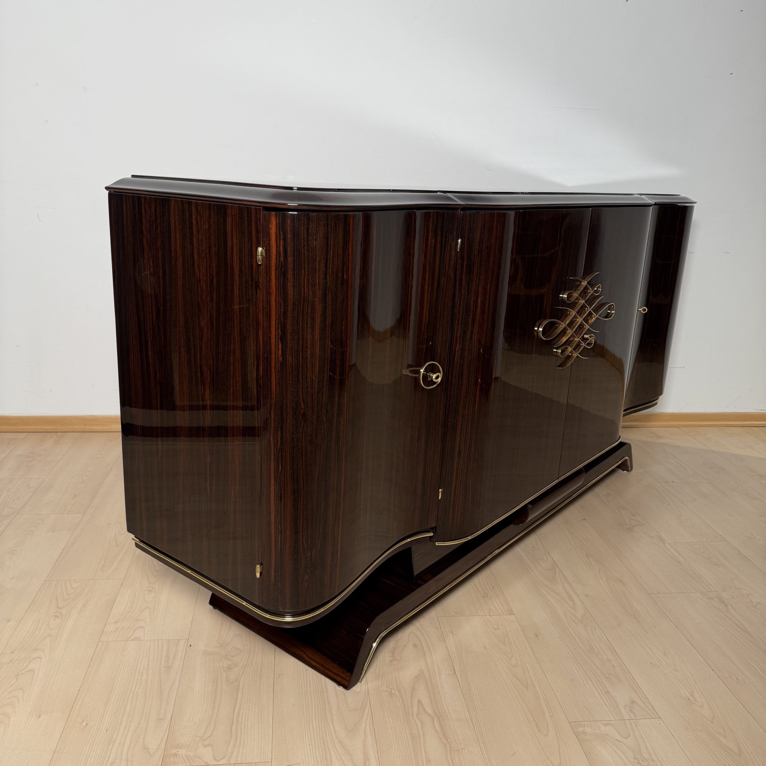 Art Deco Sideboard Makassar, Paris um 1930.12