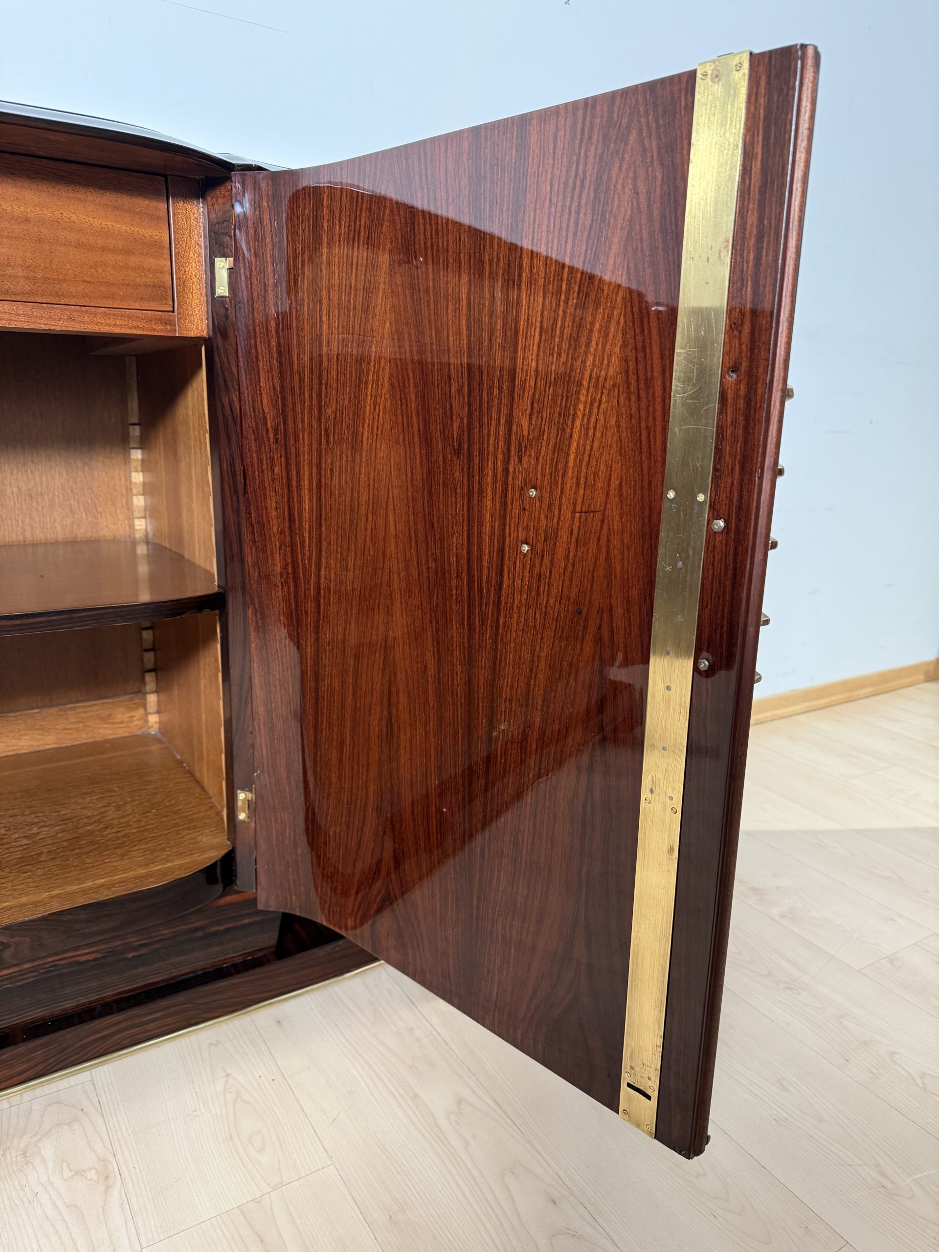 Art Deco Sideboard Makassar, Paris um 1930.16