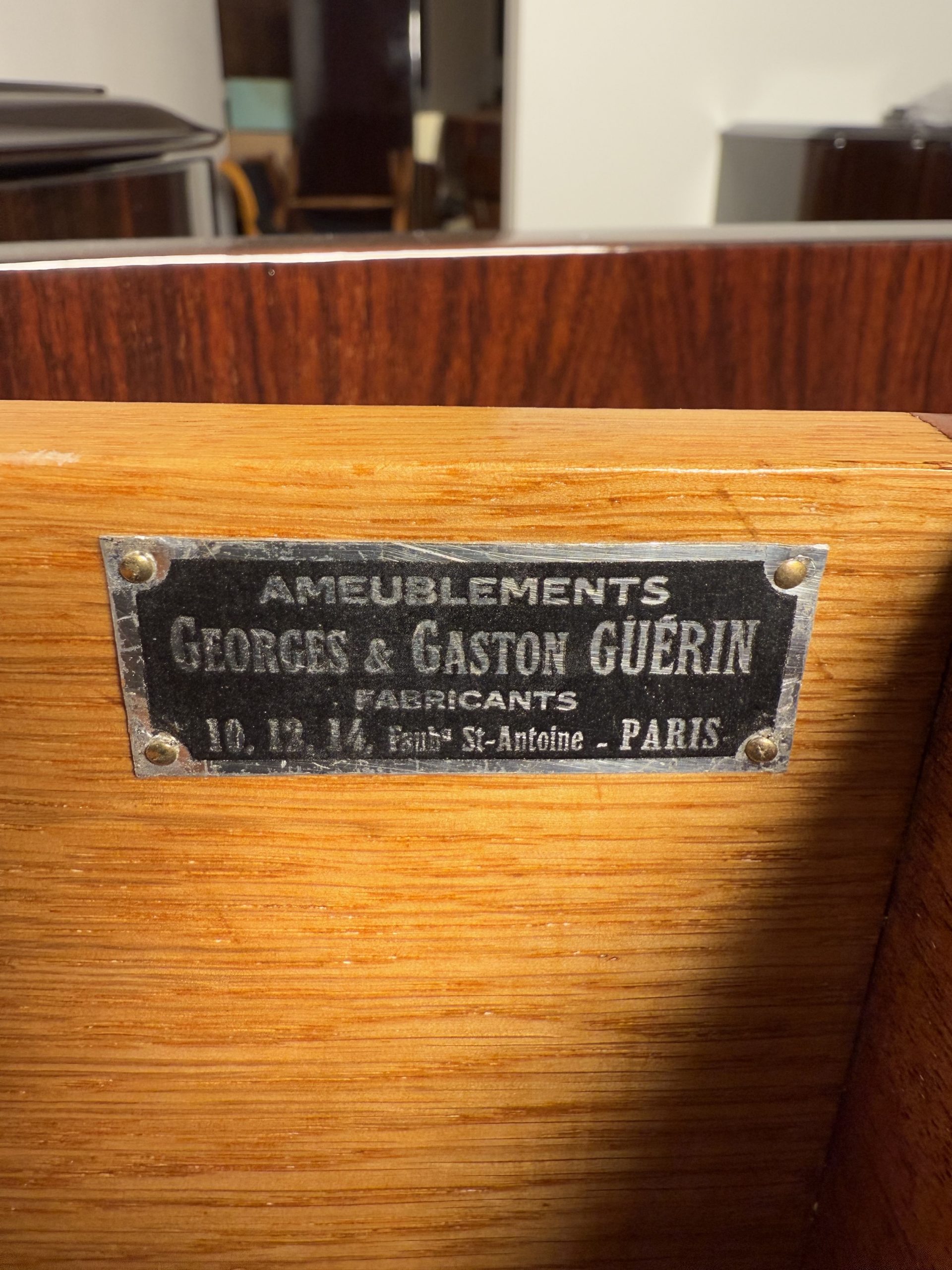 Art Deco Sideboard Makassar, Paris um 1930.17
