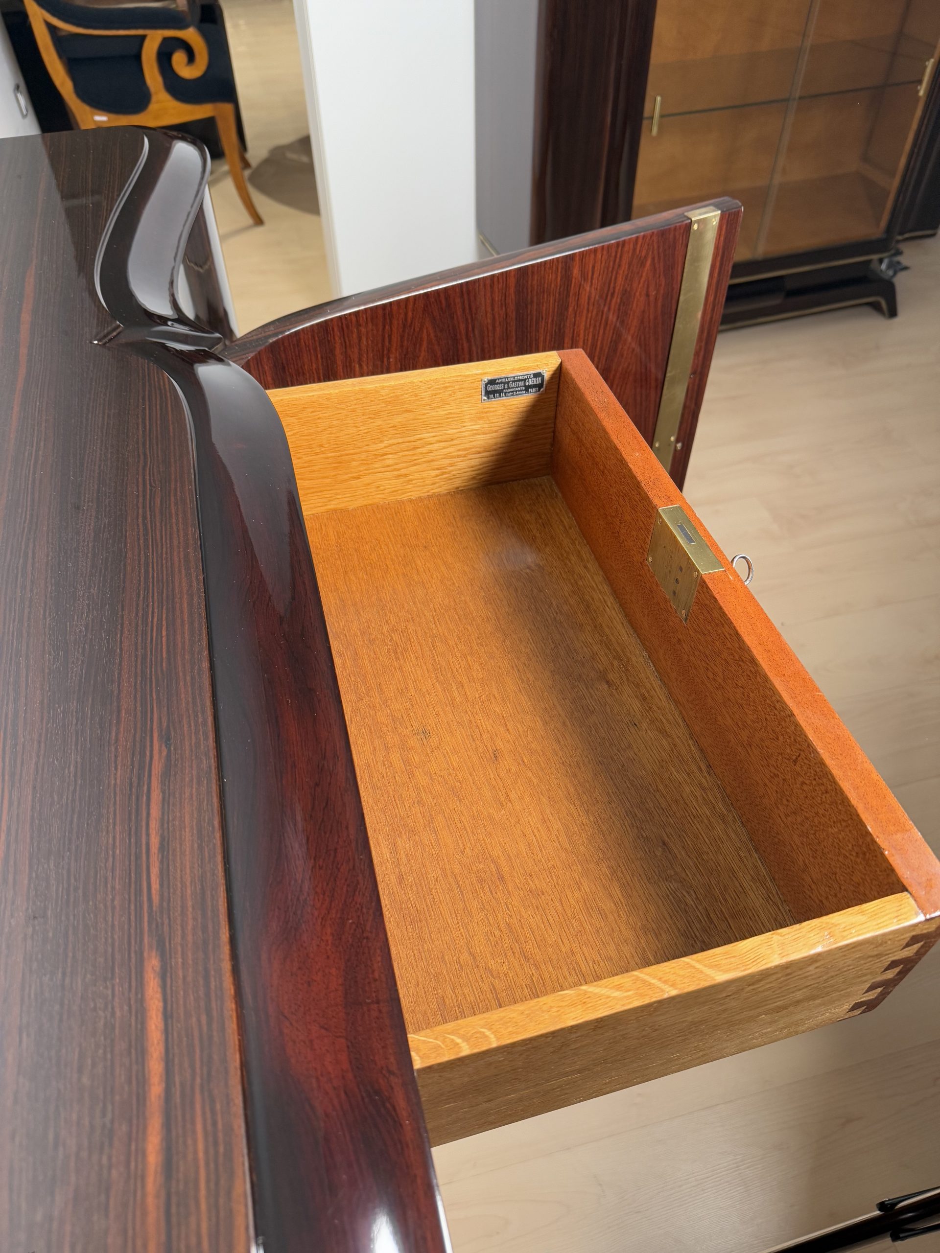 Art Deco Sideboard Makassar, Paris um 1930.18