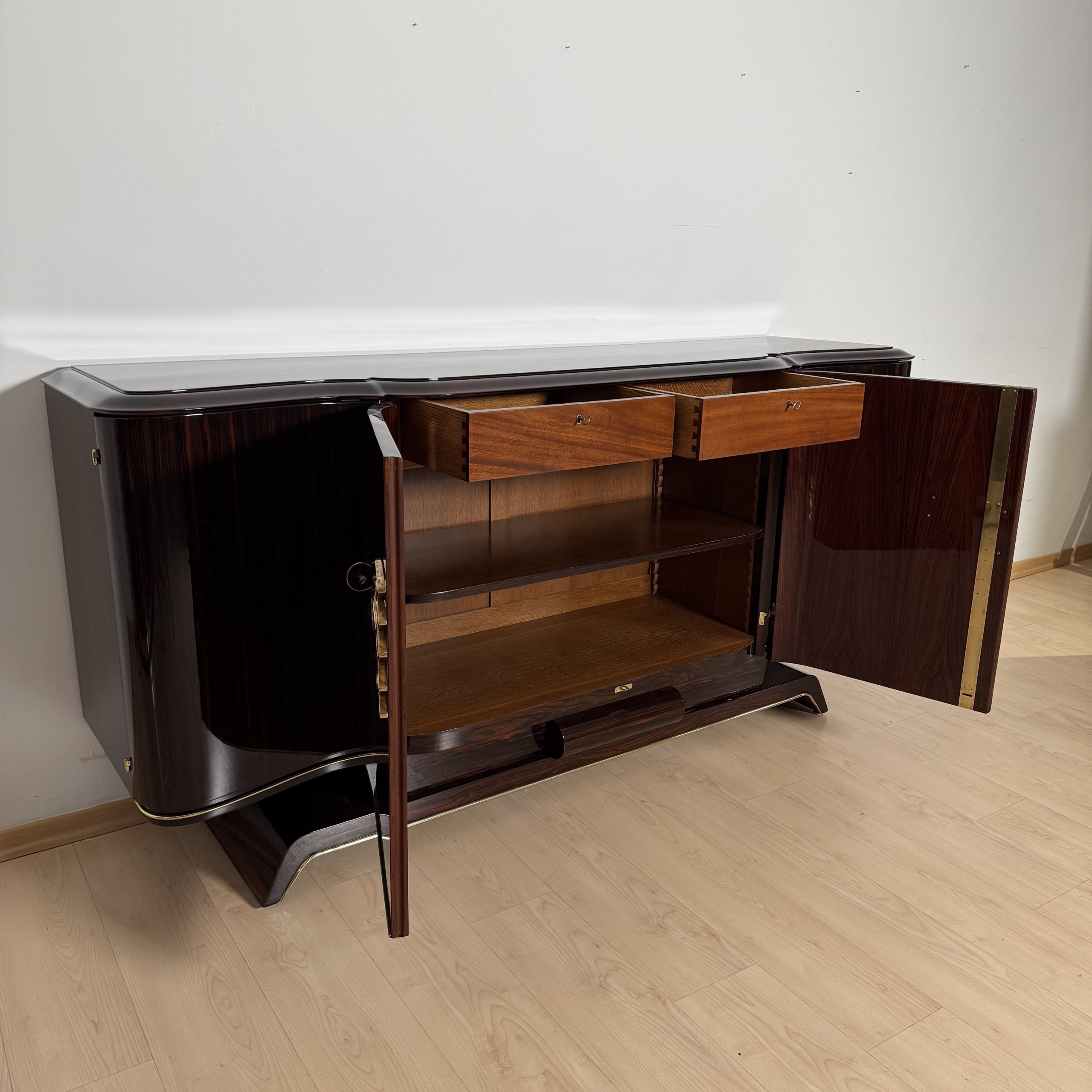 Art Deco Sideboard Makassar, Paris um 1930.4