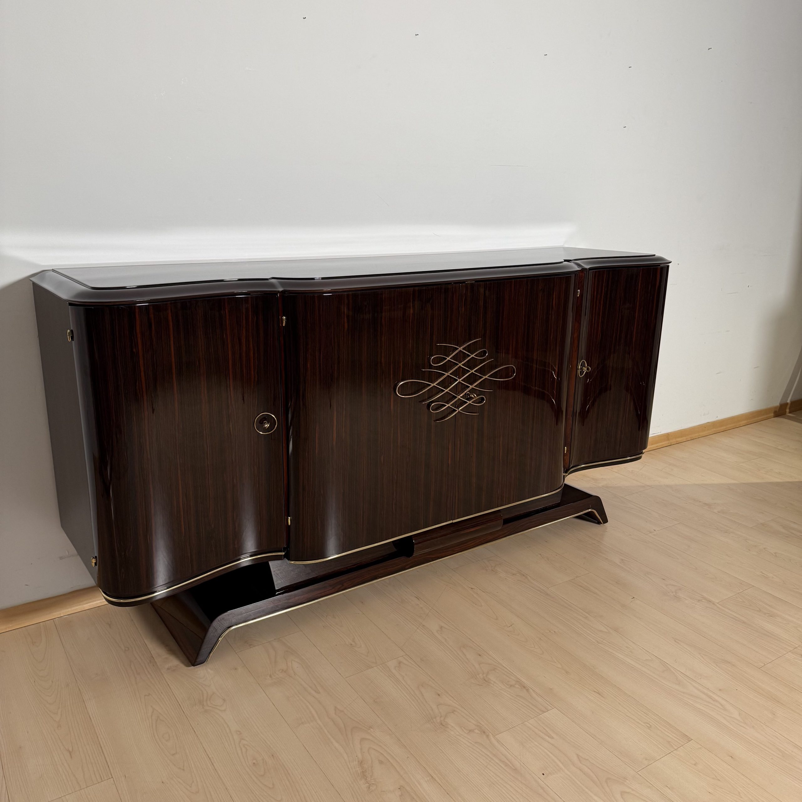 Art Deco Sideboard Makassar, Paris um 1930.5