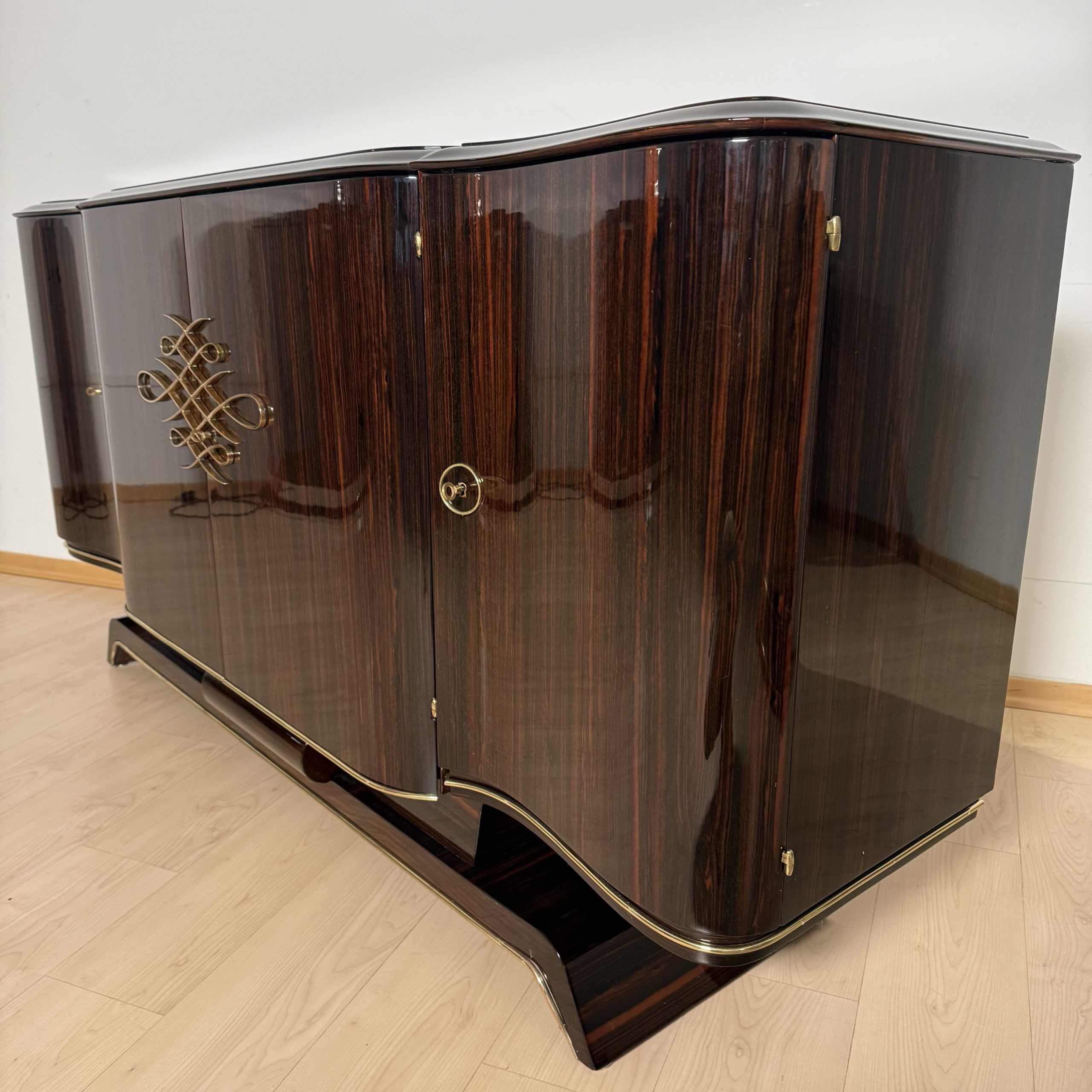 Art Deco Sideboard Makassar, Paris um 1930.8