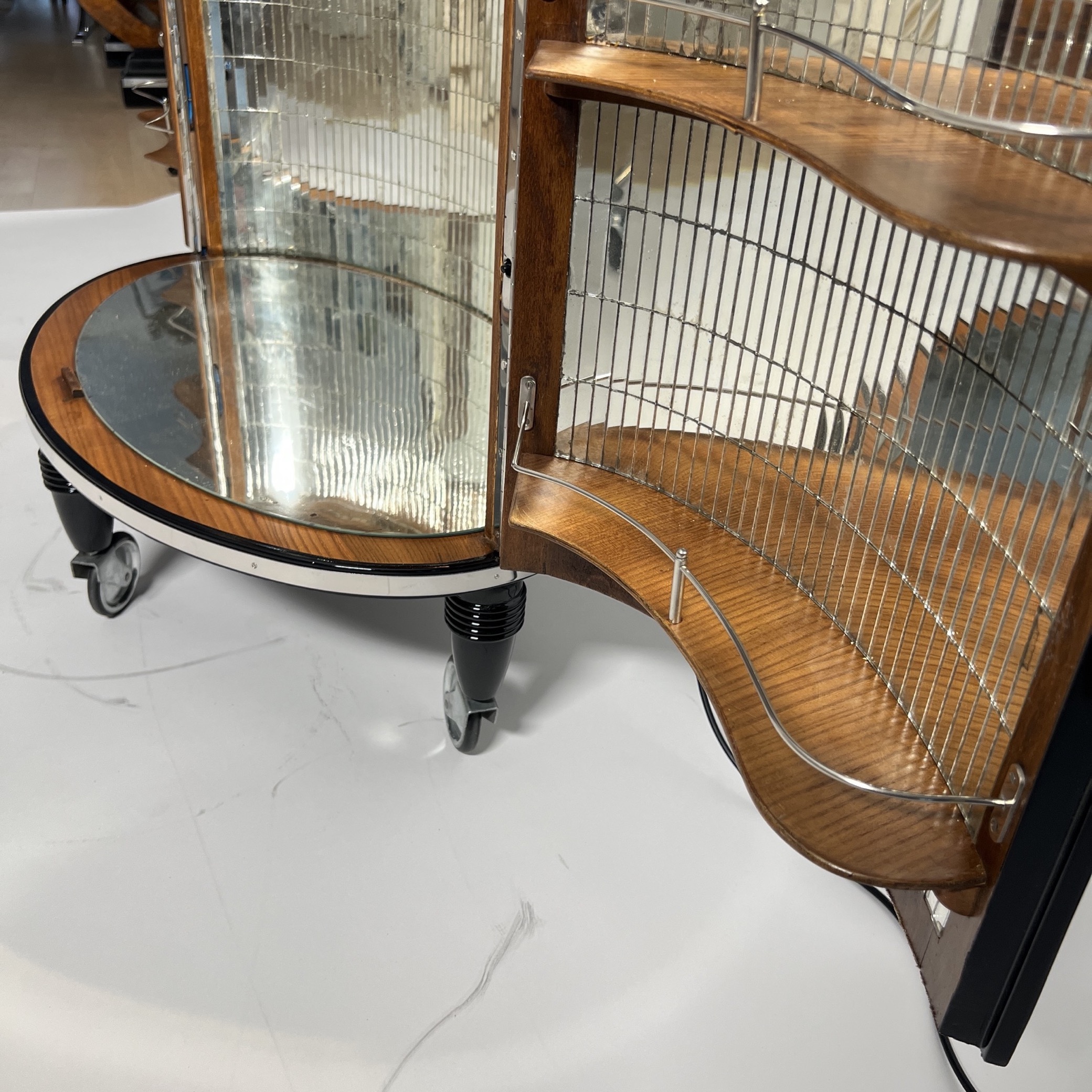 Art Deco Barwagen Schwarzlack.16