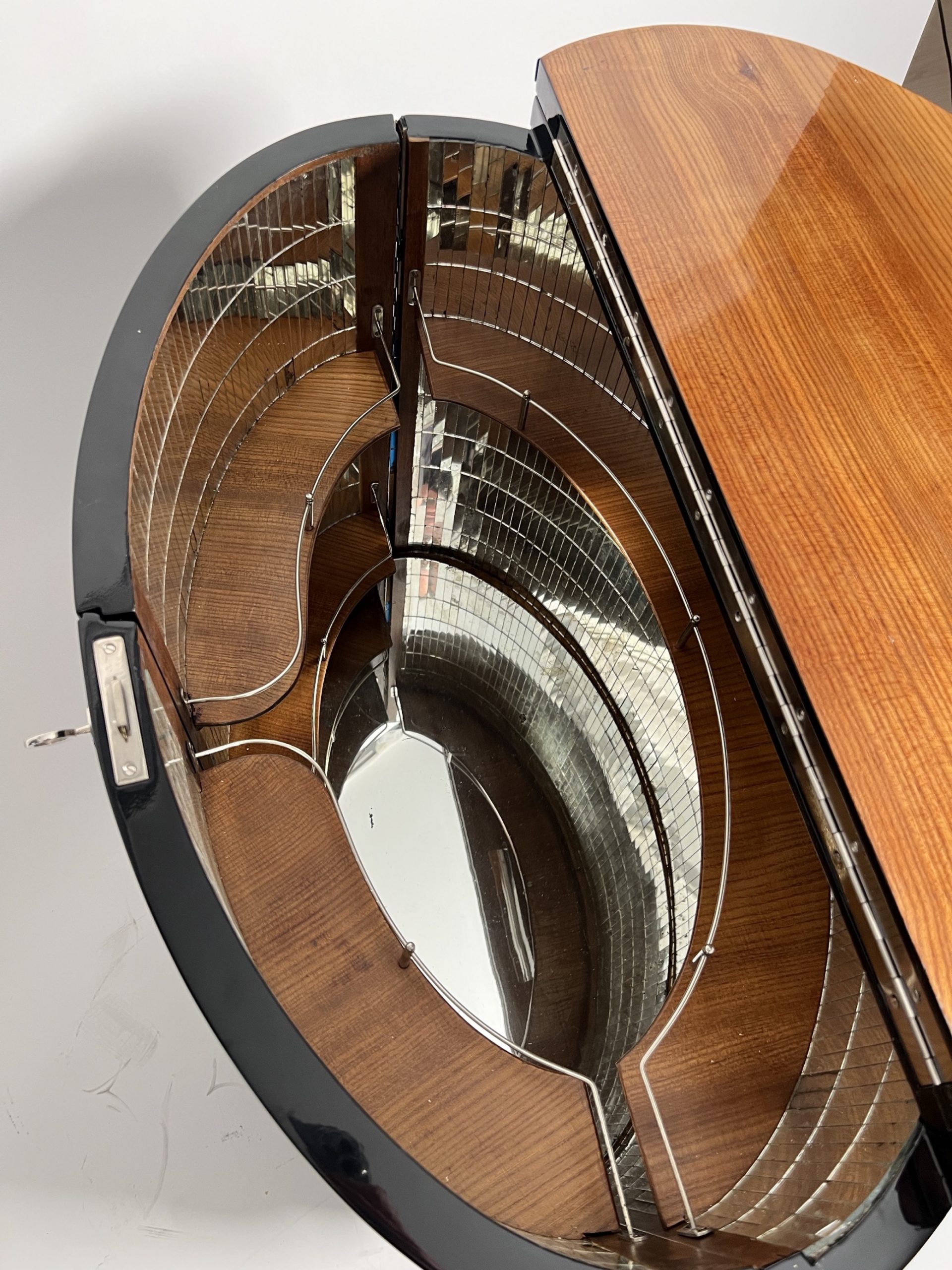 Art Deco Barwagen Schwarzlack.20