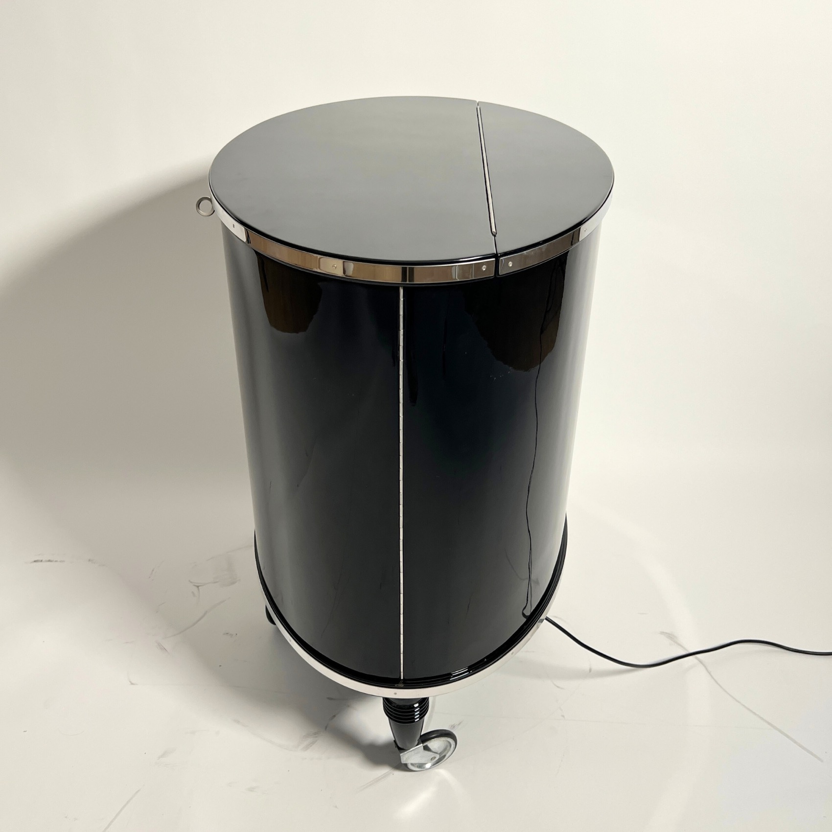 Art Deco Barwagen, Schwarzlack Art Deco Barwagen, Schwarzlack