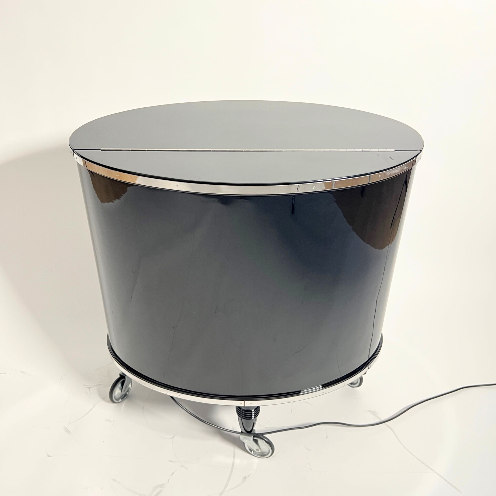 Art Deco Barwagen, Schwarzlack Art Deco Barwagen, Schwarzlack