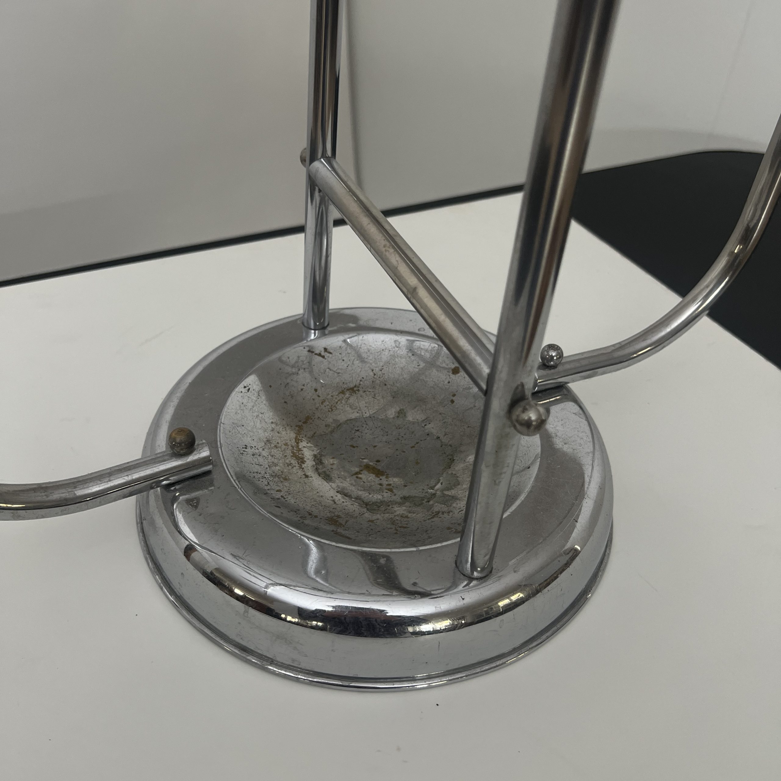 Art Deco SChirmständer in Verchromten Stahlrohr4