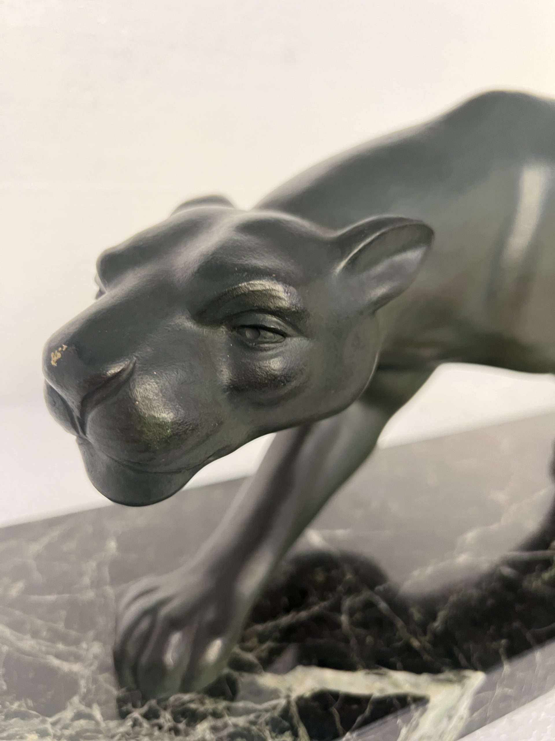 Art Deco Secondo Bronze Panther.10