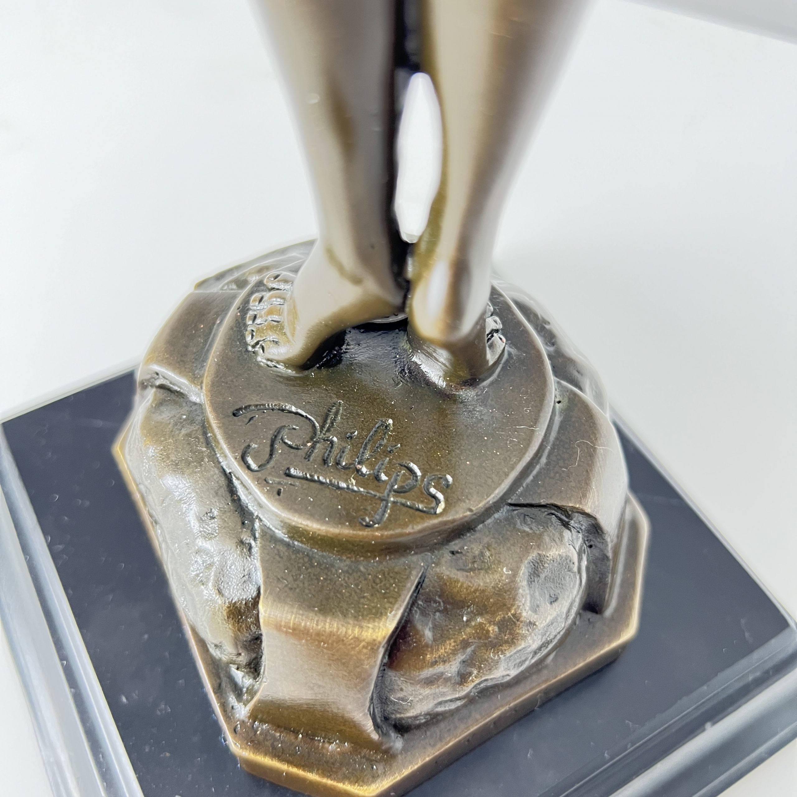 Art Deco Bronze, Nackte Frau, von Philips.9