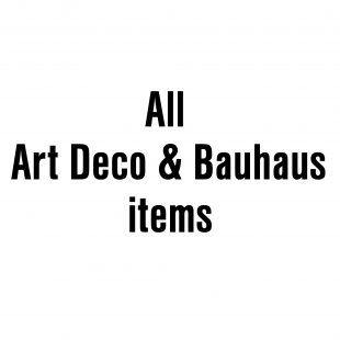 All Art Deco & Bauhaus