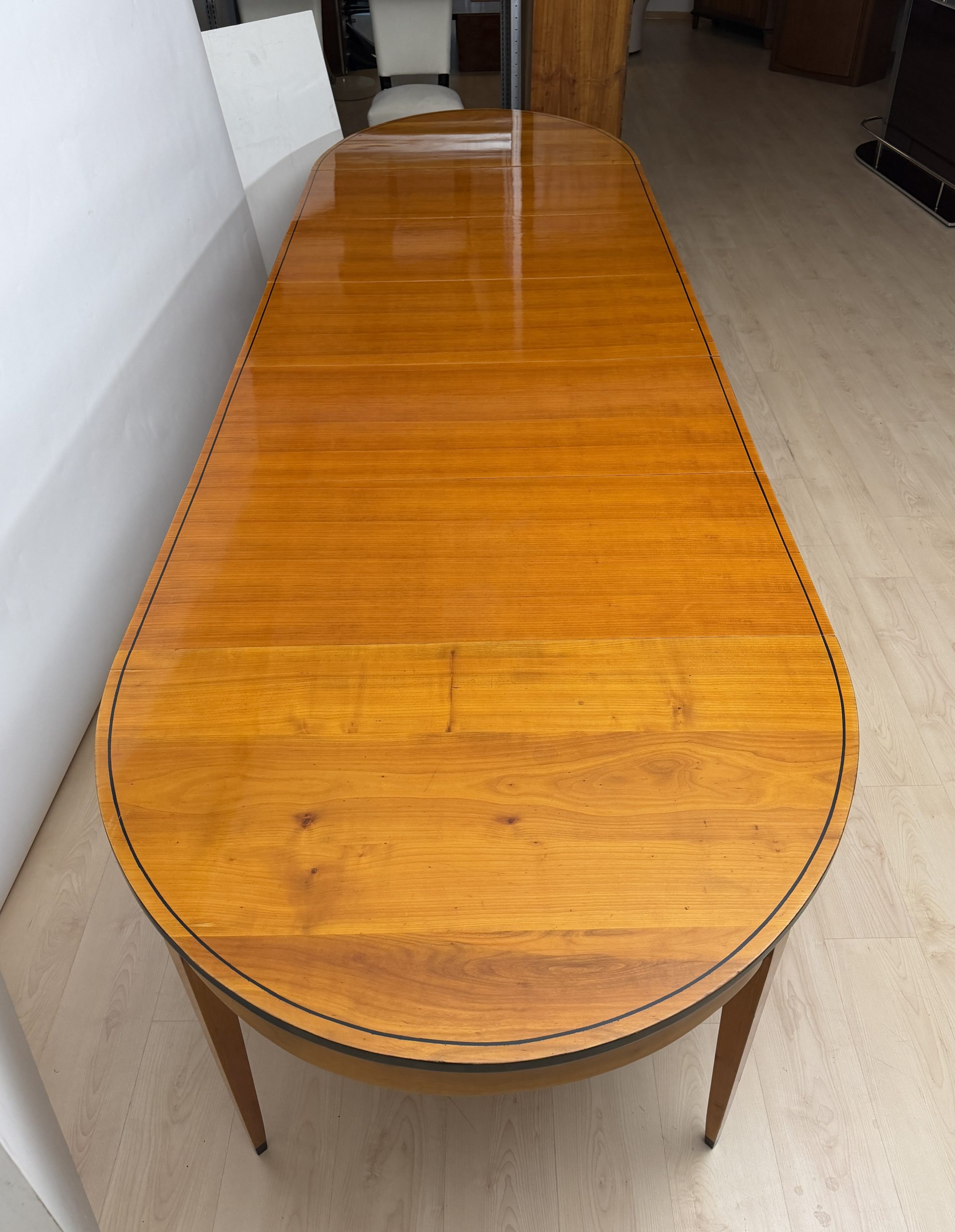 Biedermeier Ausziehtisch, Kirschbaum