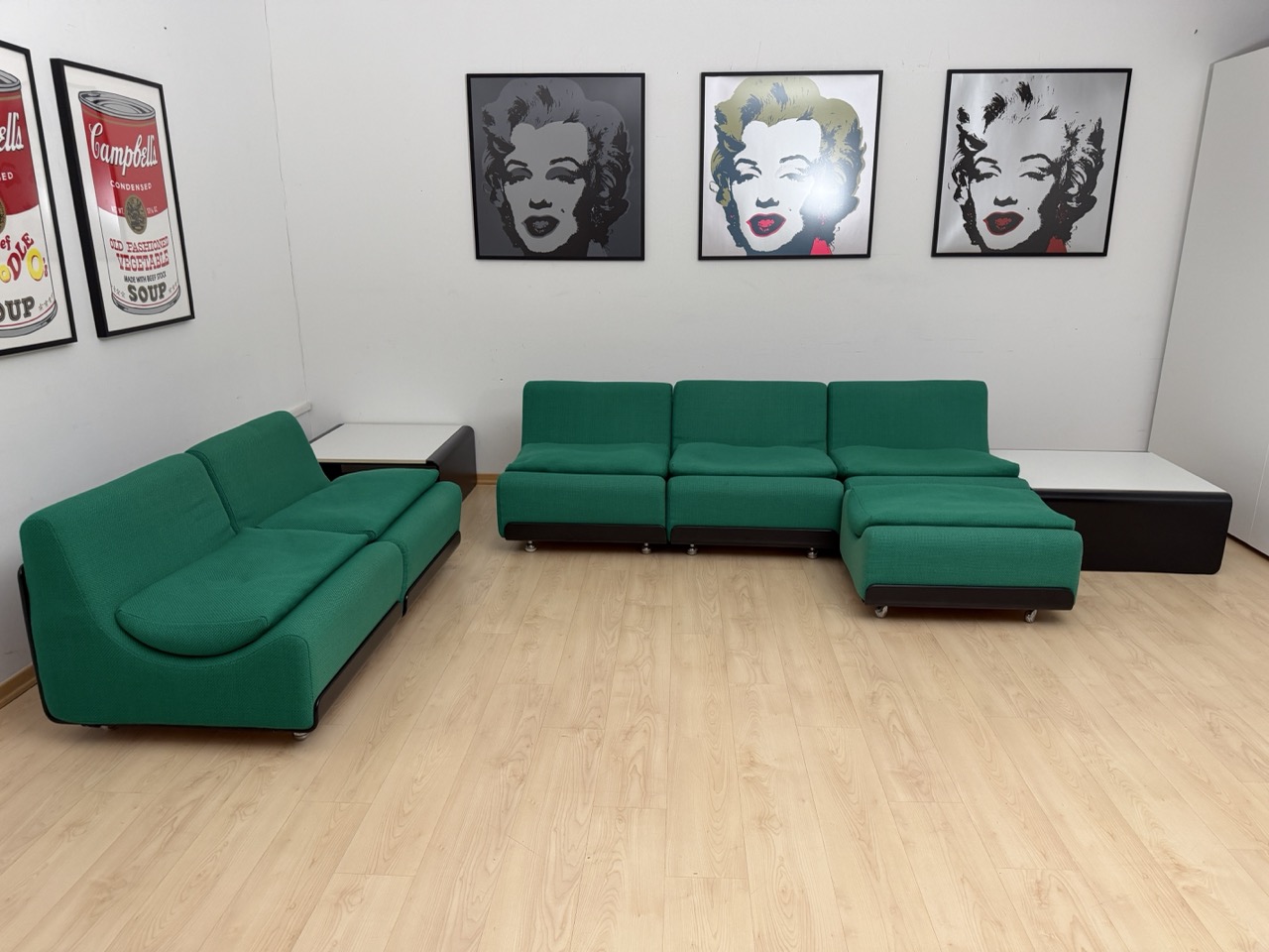 Grünes Sofa Orbis, Luigi Colani für COR, Germany, 1969