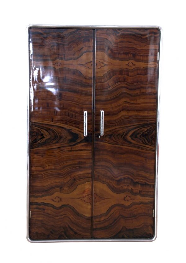Art Deco : Bauhaus Schrank in Palisander Optik