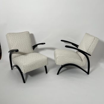 Jindrich Halabala Art Deco Lounge Chair