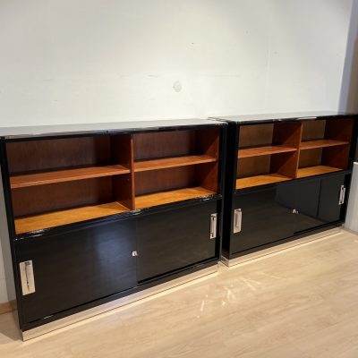 Bauhaus Büroschränke, Schwarzlack