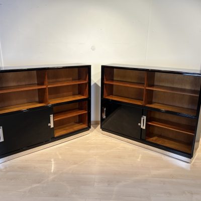 Bauhaus Büroschränke, Schwarzlack