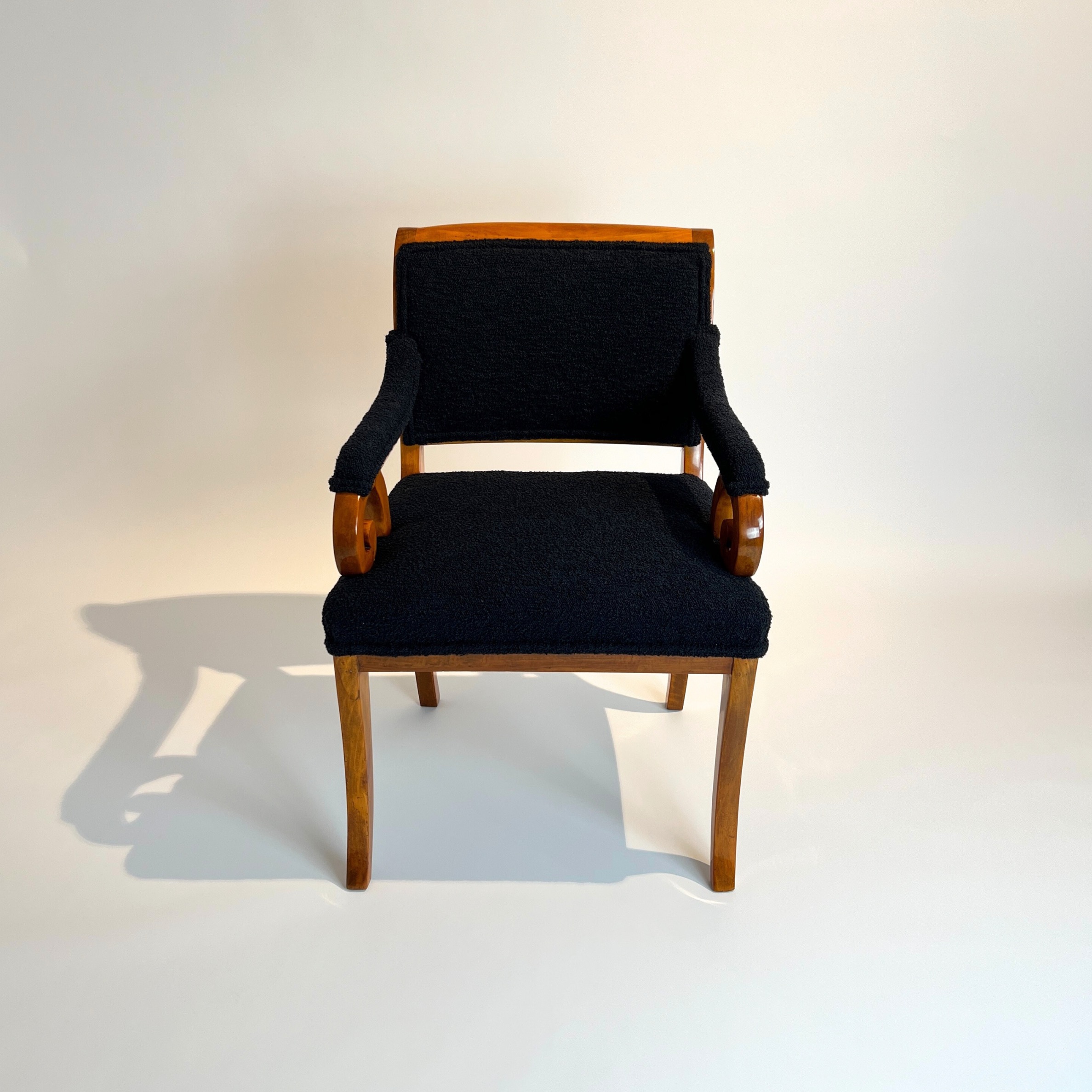 Biedermeier Armchair, Solid Beech, South Germany circa 1830