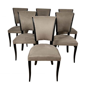 Art Deco Speisezimmer Stühle, Sechser Satz