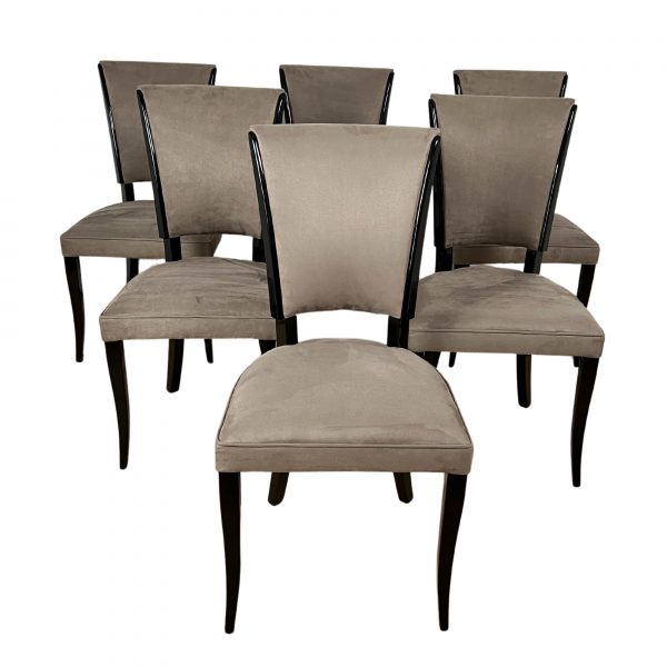 Art Deco Speisezimmer Stühle, Sechser Satz