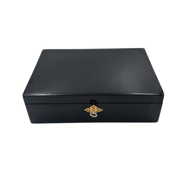 Biedermeier Schatulle, Ahorn, ebonisiert3
