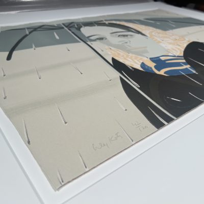Signatur Alex Katz, Blue Umbrella