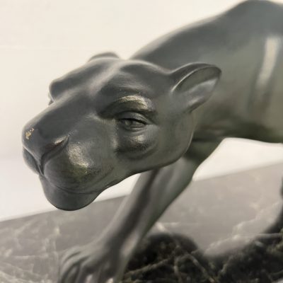 Art Deco Secondo Bronze Panther.10