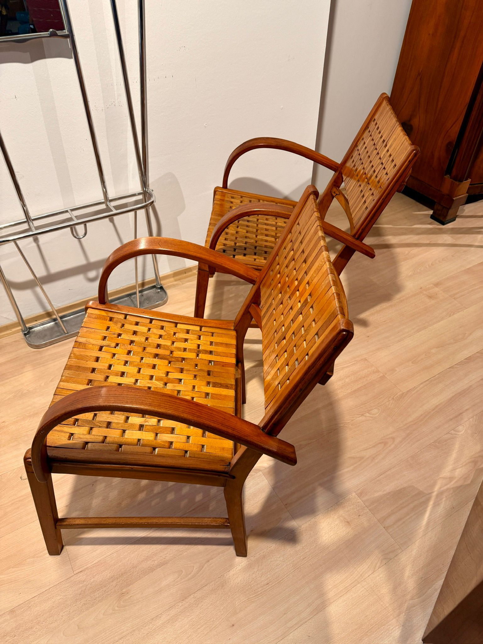 Gelenka Armlehnstühle, circa 1950.1