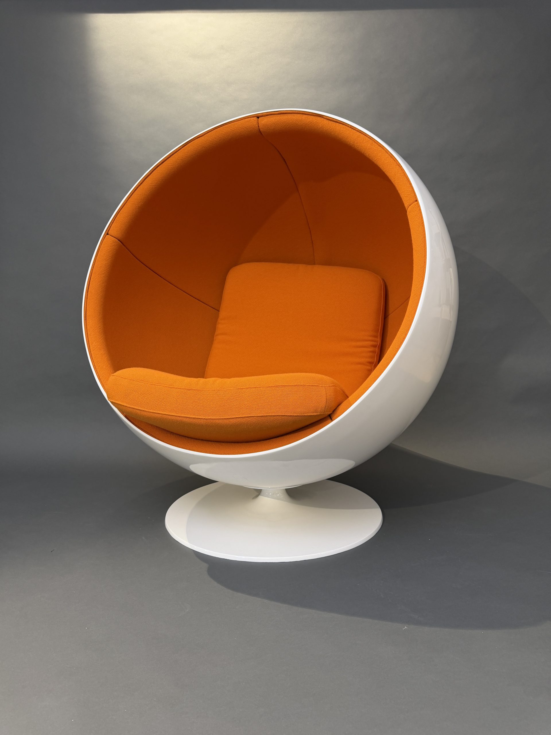 Asko Eero Aarnio Ball Chair Orange.22 Asko Ball Chair von Eero Aarnio, 1963 in Orange