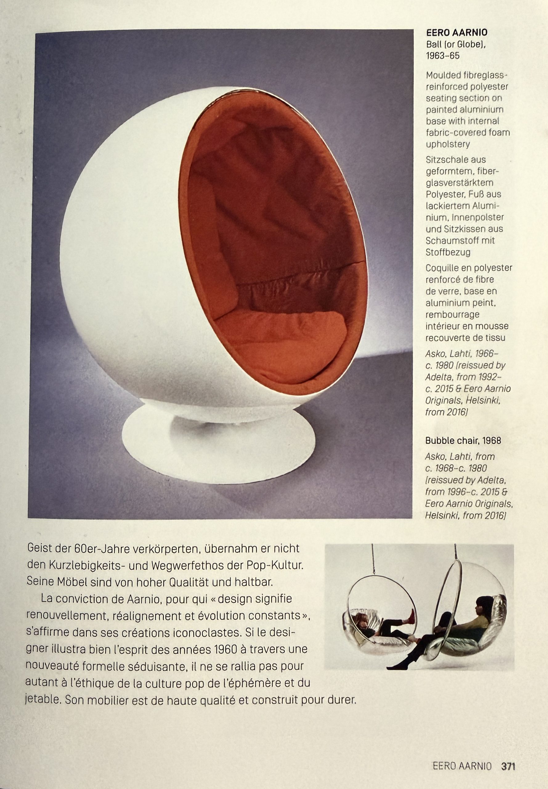 Asko Eero Aarnio Ball Chair Orange.27