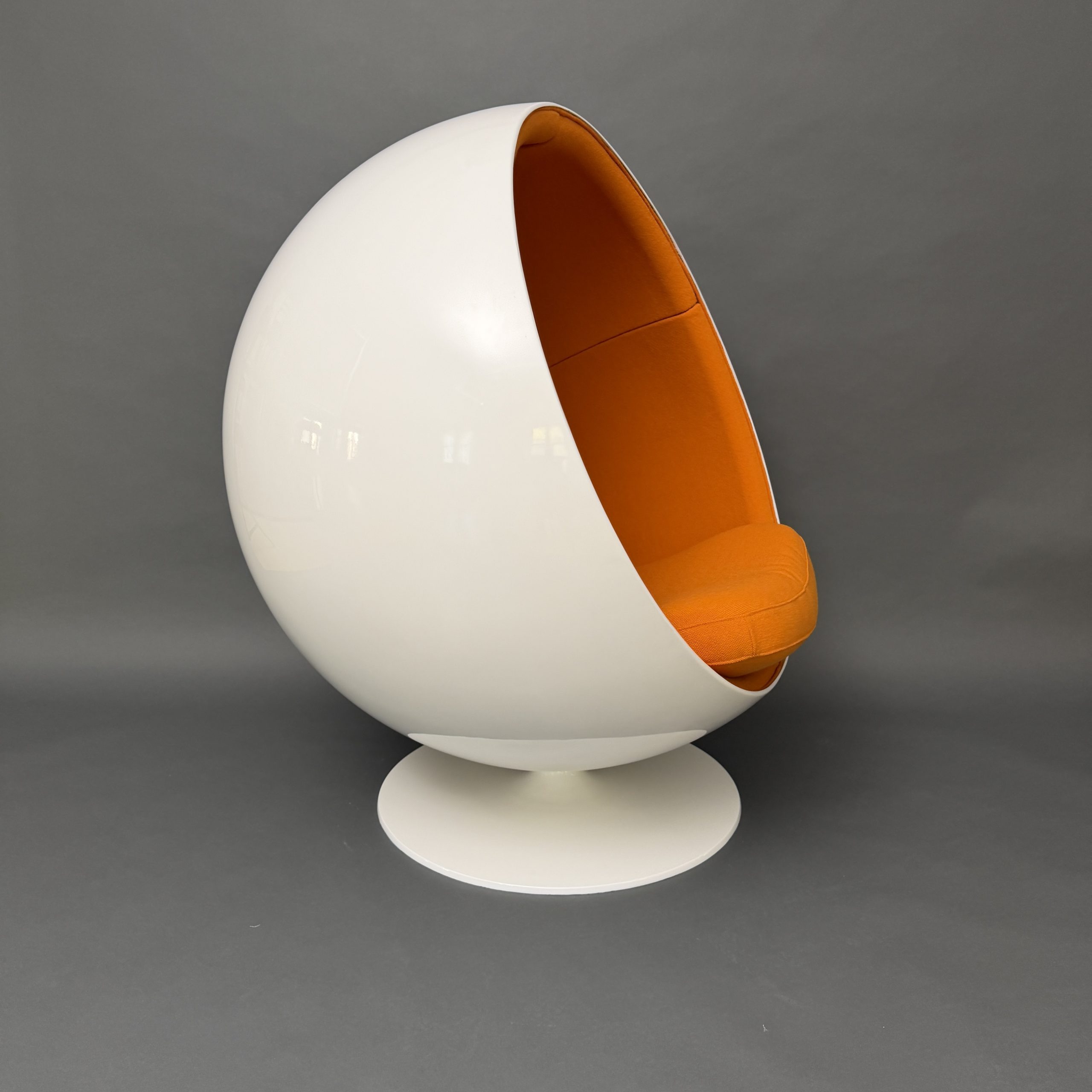 Asko Eero Aarnio Ball Chair Orange.7 Asko Ball Chair von Eero Aarnio, 1963 in Orange